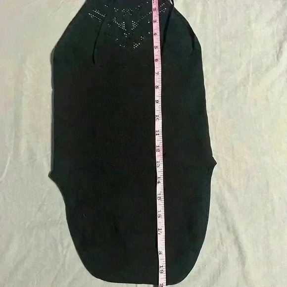 Intimately by Free People Solstice Lace Bodysuit  Ribbed Black NWOT - Picture 6 of 7